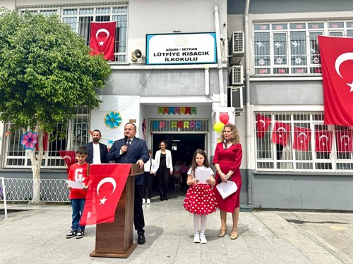 SEYHAN KAYMAKAMI EKREM İNCİ İLÇEMİZ LÜTFİYE KISACIK İLKOKULU'NDA DÜZENLENEN PROGRAMA KATILDI